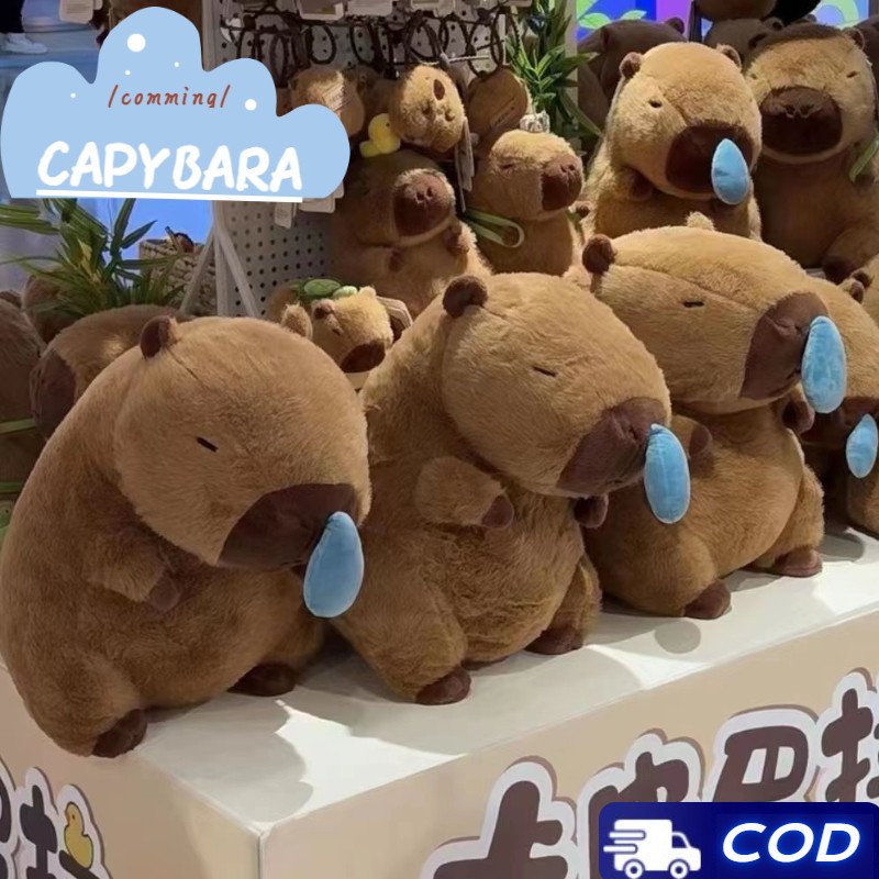 35/45 Cm Capybara Cùng Phong Cách Ngồi Búp Bê Capybara Xấu Xí Dễ Thương Vui Ba Lô Búp Bê Capybara