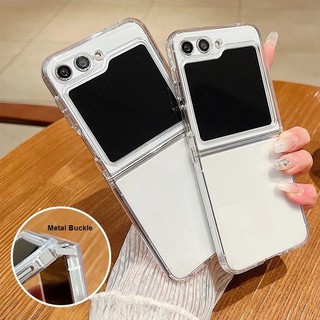 Ốp Điện Thoại TPU Mềm Trong Suốt Cho Samsung Galaxy Z Flip 6 Flip 5 Flip 4 Flip 3 5G Gấp Silicon Dành Cho Samsung Z Flip 6 5 4 3 Ốp Lưng