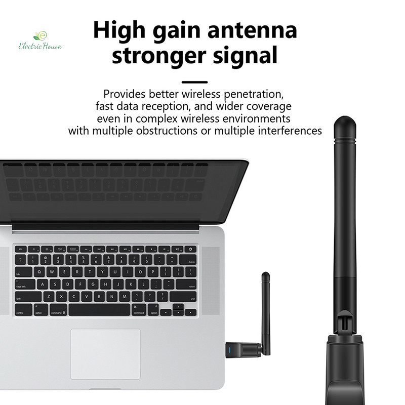[Nhà điện] Bộ chuyển đổi WiFi USB MT7601 Thẻ mạng không dây 150Mbps RTL8188 Card mạng Bộ thu Wi-Fi cho máy tính để bàn Máy tính xách tay 2.4GHz mới