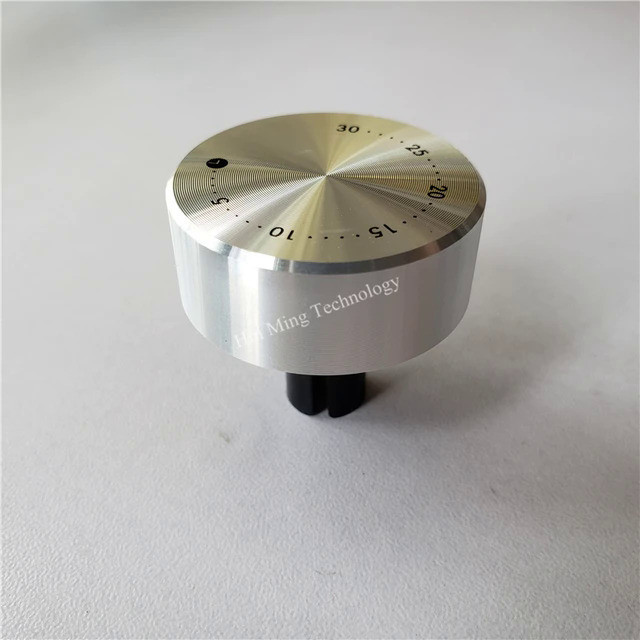 1 Chiếc Nhôm Nhựa Núm Điện Áp Núm Nắp 35 * 14Mm 48 * 17 Điểm Nổi Bật Quy Mô Số Lò Nướng Nồi Chiên Không Khí Hẹn Giờ Điều Chỉnh Núm