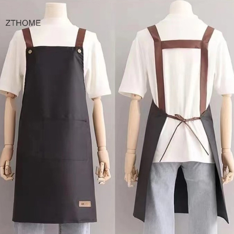 Zthome Chống Bụi Bẩn Tạp Dề Chống Thấm Nước Và Chống Dầu Hộ Gia Đình Nấu Ăn Tạp Dề Thời Trang Người Lớn Quần Áo Làm Việc Phụ Kiện Nhà Bếp HOT