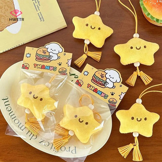 Hwetr Hoạt Hình Sang Trọng Ngôi Sao Mặt Dây Chuyền Quà Tặng Trang Trí Màu Vàng Sang Trọng Túi Phụ Kiện Túi Pendnat Chìa Khóa Xe Phụ Kiện Mới