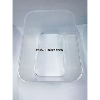 Khay nhựa nuôi cá 7 lít (30x22x16cm) màu trong suốt