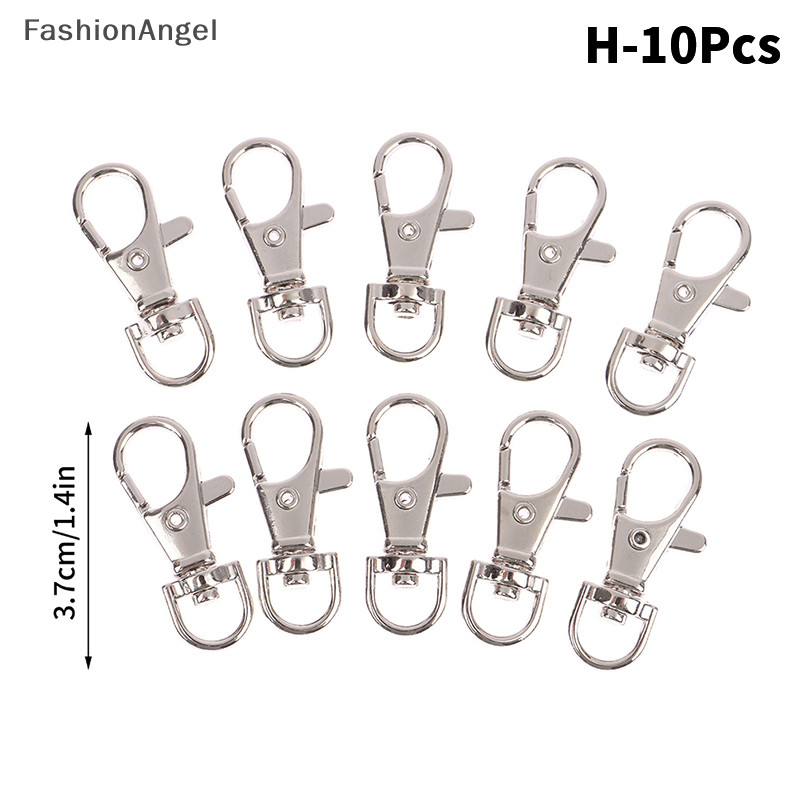 Fashionangel 10 Cái / bộ Kim Loại Xoay Tôm Hùm Móc Khóa Móc Khóa Chụp Khóa Túi Trang Sức Dây Kích Hoạt Khóa DIY Túi Phụ Kiện TH