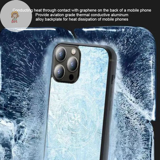 TWE Ốp Lưng Cho 11 11 Pro 11 Promax Điện Thoại Di Động Làm Mát Trò Chơi Điện Thoại Di Động Tản Nhiệt Điện Thoại Tản Nhiệt PUBG VN