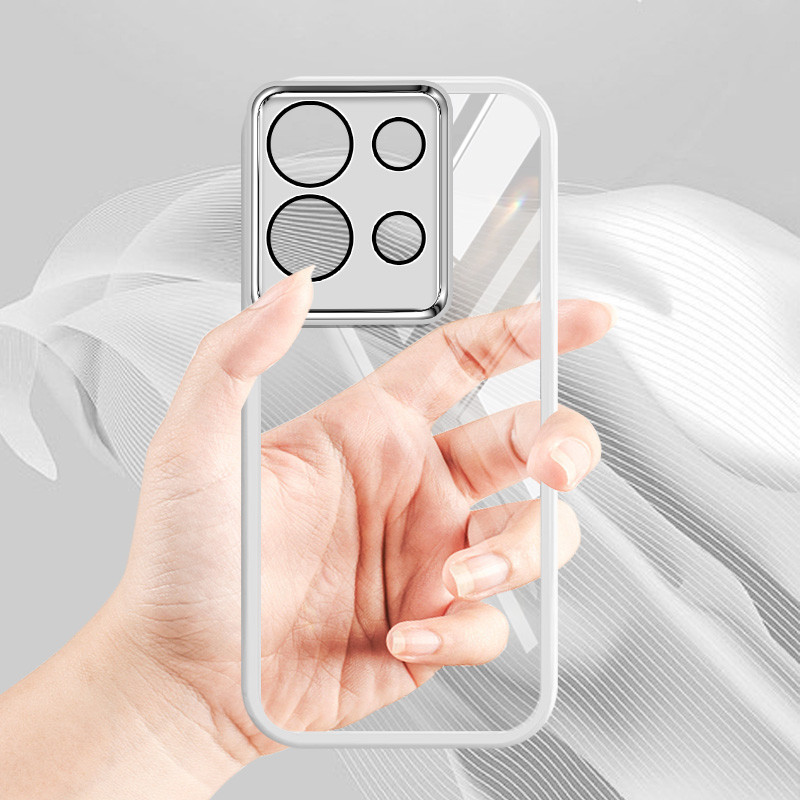 Ốp điện thoại trong suốt màu siêu mỏng YBD cho Infinix Note 30 Pro Note 30i Zero 30 GT 10 Pro GT 20 Pro X6731 X6739 X683B X6716B Vỏ mềm silicon trong suốt thời trang nữ tính