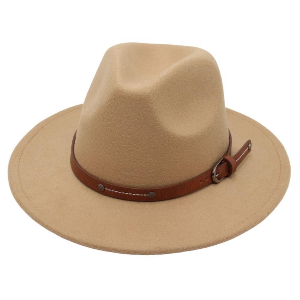 Mũ Panama và Fedora Nỉ Cổ Điển Mềm Mại, Vành Rộng Thanh Lịch - Thời Trang Cho Nam và Nữ