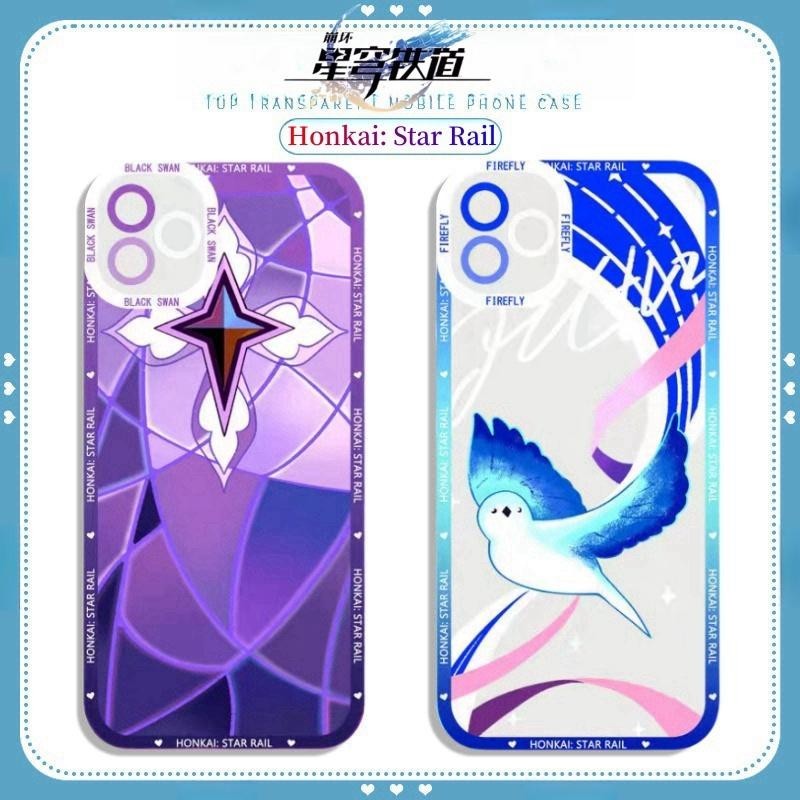 Ốp điện thoại silicon mềm trong suốt Honkai Star Rail cho Redmi Note 13 12 11 10 Pro Max Plus 10S 11S 12S Game