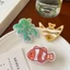Kẹp Tóc BORAGETE Ocean Series, Mũ Hoạt Hình Kẹp Tóc Sao Biển, Phụ Kiện Tóc Cá Nhỏ Cá Heo Barrette Bé Gái