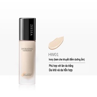[CHÍNH HÃNG ZEE SEA]Tặng Mút- Kem Nền Zee Sea Dạng Lỏng Che Khuyết Điểm Kiềm Dầu 30g