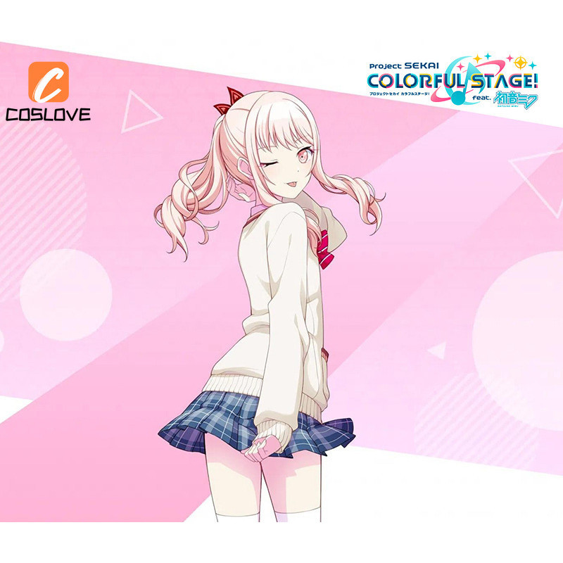 Dự Án Sekai Sân Khấu Đầy Màu Sắc Akiyama Mizuki Cosplay Quần Áo Trọn Bộ Trang Phục Phù Hợp Với Người Phụ Nữ Sân Khấu Show Đầm Cosplay Phục Hồi Hoàn Hảo