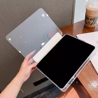 Xoay Trong Suốt Acrylic Dành Cho Samsung Galaxy Tab S9 FE Plus S8Plus S7 FE 12.4 A9 Plus 11 S6 Lite 2024 A9 8.7 A8 10.5 Pha Lê Thông Minh Đứng Máy Tính Bảng Có Khe Cắm Bút