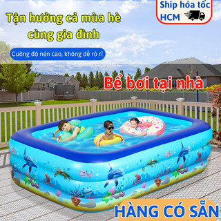 Hồ Bơi Cho Bé Bunnies Mặt Đáy Thiết Kế Chống Trượt Dễ Bơm Xả Gấp Gọn Tiện Lợi Không Gian Rộng Rãi, Nhiều Size Lựa Chọn