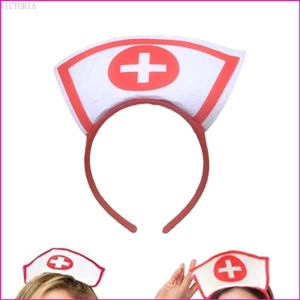 Vic Y Tá Mũ Cosplay Băng Đô Bí Ngô Mũ Halloween Mũ Đội Đầu Y Tá Trang Phục Hóa Trang Tiệc Cosplay Mũ