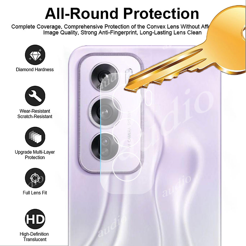 3d Trong Suốt Camera Bảo Vệ Kính Dành Cho Oppo Reno 12 Pro 12Pro 12F 5G 4G 2024 Ốp điện thoại Bảo Vệ Ống Kính Cho Oppo Reno12 Pro Reno12Pro Reno12F 5G Ống Kính Bỏ Túi Phim Kính Mỏng