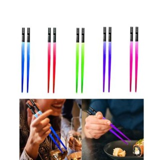 Đũa Sabre nhẹ SENRTY, Đũa LED phát sáng có thể tháo rời, Bộ đồ ăn có thể giặt được Bữa tiệc Đũa phát sáng có thể tái sử dụng