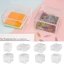 Hộp Bảo Quản LAKAM, Hộp Nhựa Lật Đa Kích Thước, Trưng Bày Bảo Vệ Bền Đẹp Acrylic Có Nắp Trang Sức Mỹ Phẩm Lưu Trữ Mô Hình Anime