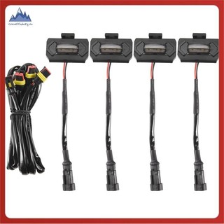 [Cornellsidney.vn] 4 Đèn LED Lưới Tản Nhiệt Trước Cho Xe Toyota Tacoma Raptor TRD Off Road Sport 2020 2021 Đèn Nướng Ngoài