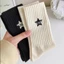Tất Thể Thao Cotton BORAGETE, Tất Thời Trang Xuân Hè Giữa Chiều Dài Tất, Retro Cặp Đôi Tất Nam Nữ Đen Trắng Sọc Tất