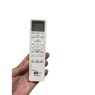 tay điều khiển remote từ xa điều hòa sumikura mẫu dài hình lá hàng tốt- kèm pin