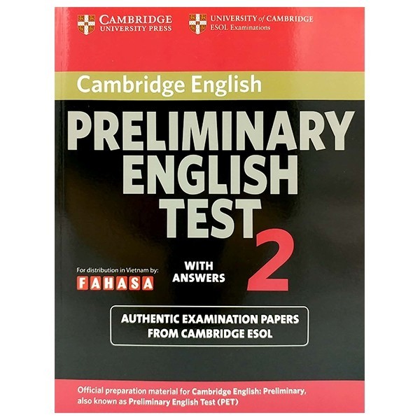 Sách - Cambridge Preliminary English Test 2 Student's Book with Answers ...