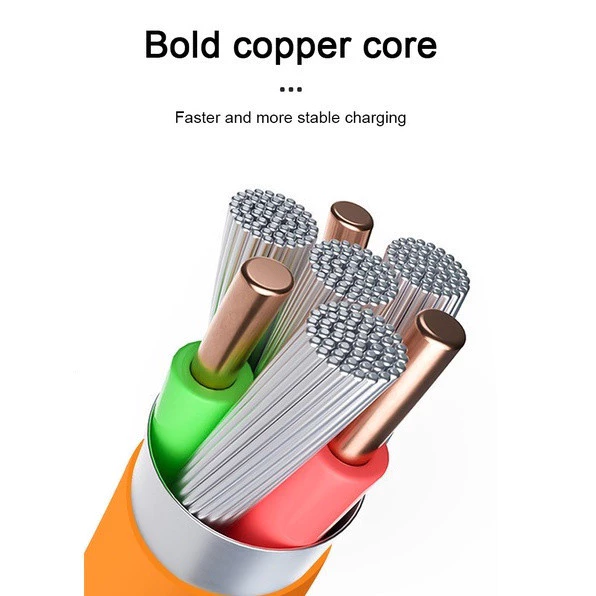 180 Xoay 6A Cáp 120W Trò Chơi Sạc Siêu Nhanh Loại C Cáp Sạc Nhanh Trò Chơi Di Động Sạc USB Type-C Cáp Silica Lỏng Gel Cho IPhone Samsung – 7