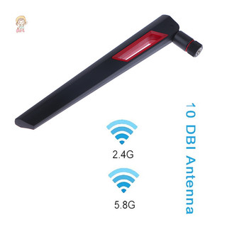 Twe 2.4g 5.8g Bộ định tuyến không dây Wifi Antena băng tần kép 2.4GHz 5GHz 5.8Ghz Ăng-ten IOT 10dBi SMA Nam Kết nối VN