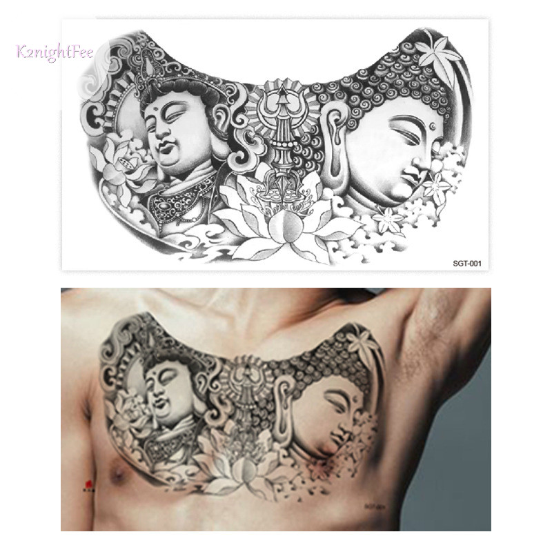 K2nightfee Hình Xăm Tạm Thời Miếng Dán Chống Thấm Nước Cơ Thể Vai Ngực Cánh Tay Nghệ Thuật Hình Xăm Giả VN