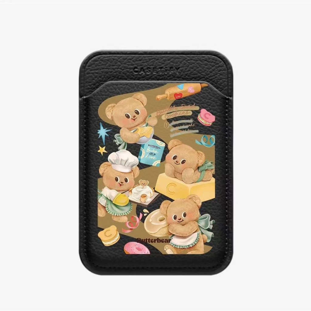 Butterbear Snappy Chủ thẻ Grip Stand Ring Holder SnappyTM Giá đỡ thẻ gương Tương thích từ tính