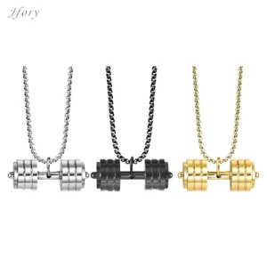 Vòng Cổ Quả Tạ Thép Titan Nam Nữ Dây Chuyền Vòng Cổ Quà Tặng