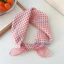 55 Vải Lanh Cotton Chấm Bi Khăn Vuông Nhỏ Phiên Bản Hàn Quốc Thời Trang Phù Hợp Với Thời Trang Xuân Thu Khăn Lụa