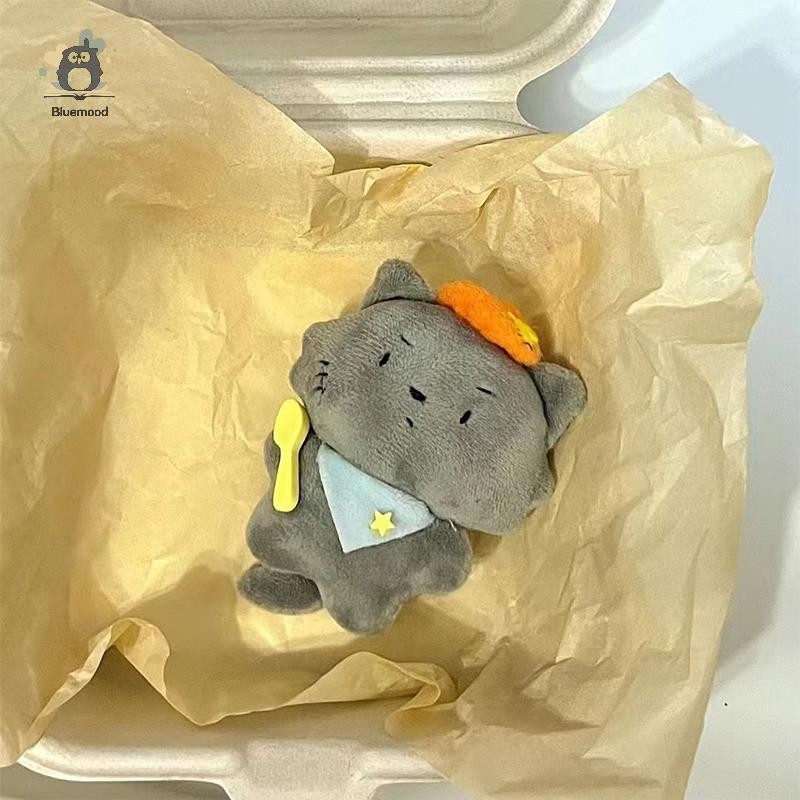 [Bluemood] Móc khóa sói sang trọng dễ thương Mặt dây chuyền cừu hoạt hình Búp bê nhồi bông mềm Chìa khóa ô tô Ba lô trang trí Túi quà tặng Đôi mới