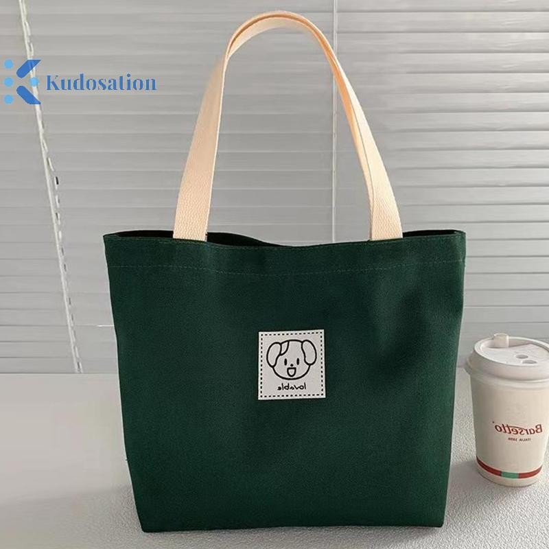 Túi vải Kudosation Nữ S Dung tích lớn Túi đeo vai đơn giản Túi xách đi lại