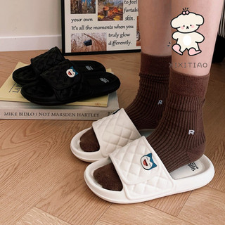 Xixitiao Influencer Sáng Tạo Dễ Thương Pokémon Kabi Beast Fat Ding Dép Mùa Hè Hộ Gia Đình Trong Nhà Ngoài Trời Mặc Đế Mềm eva Dép