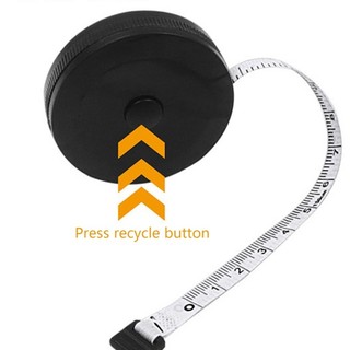 Tape Measure 150cm Double Scale Measuring Tape Portable Clothing Sewing Tool