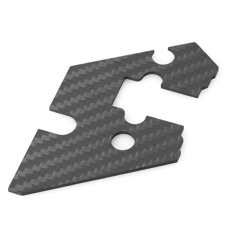 Sợi Carbon Lắp Ráp Chống Cát Che Bụi Cho Tamiya TT02 TT-02 1 / 10 RC Xe Nâng Cấp Phần