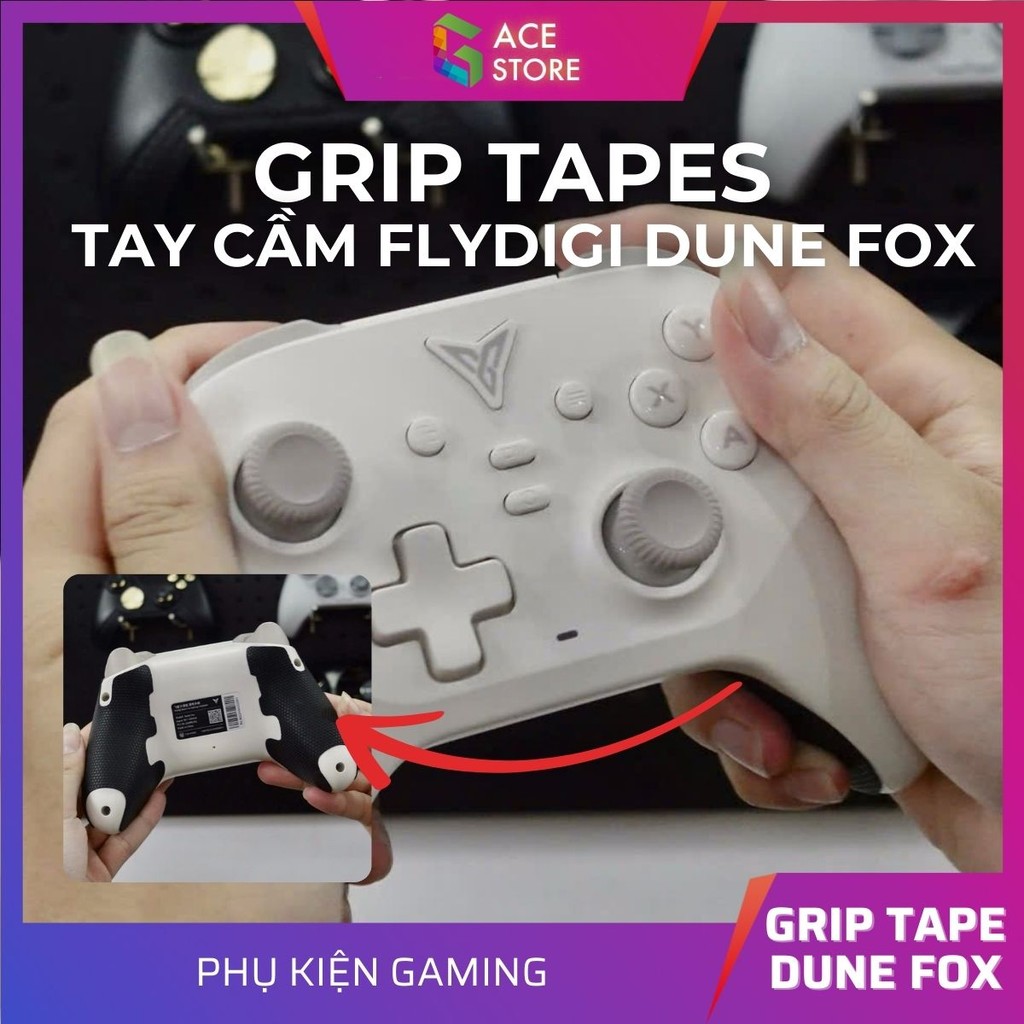 Miếng dán Grip Tape cho tay cầm Flydigi Dune Fox