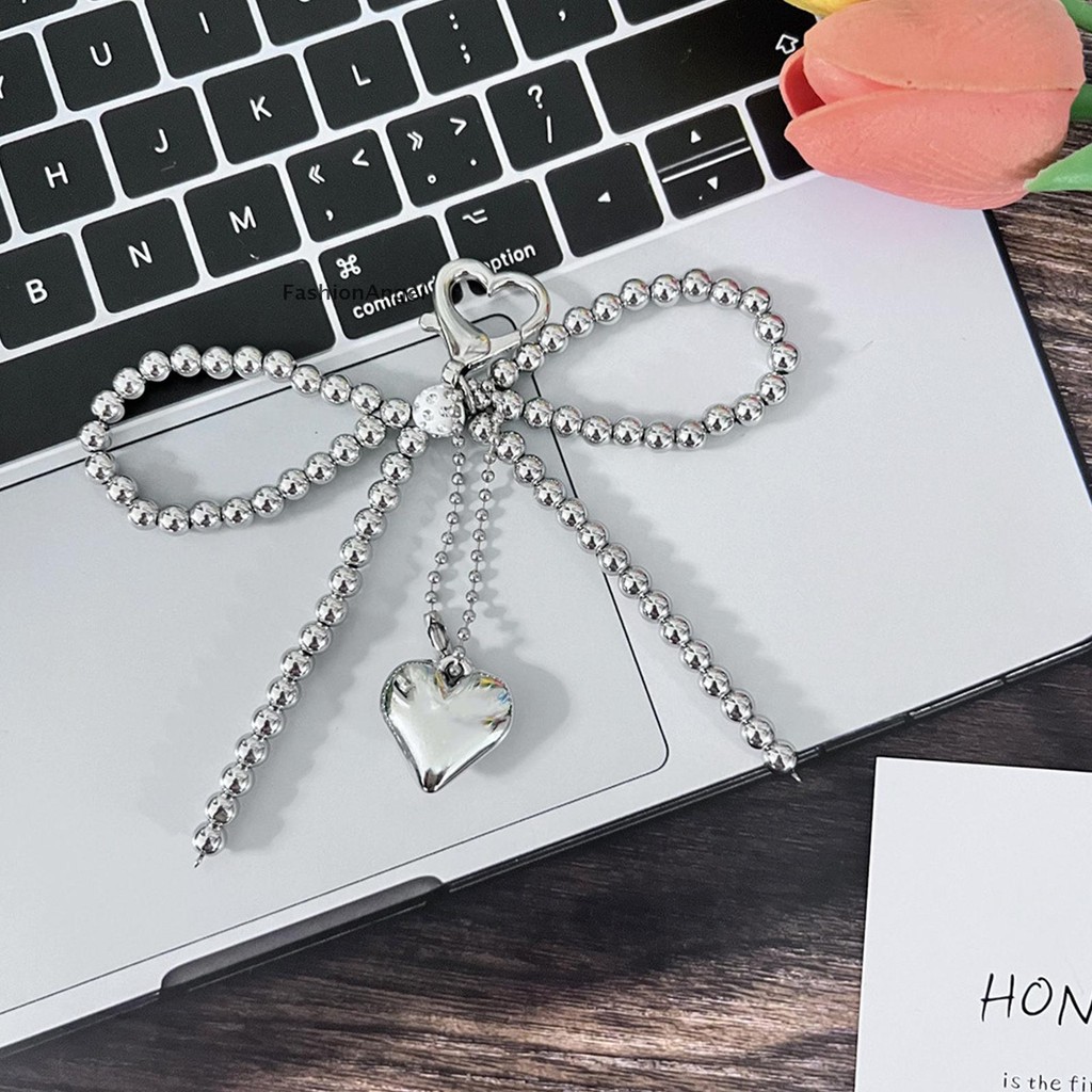 FashionAngel Ngọt Ngào Nơ Trái Tim Móc Khóa Mặt Dây Chuyền Đáng Yêu Đính Hạt Trang Trí Móc Khóa Quyến Rũ Điện Thoại Dây Quyến Rũ Túi Mặt Dây Chuyền
Mặt dây chuyền móc khóa trái tim nơ ngọt ngào đáng yêu