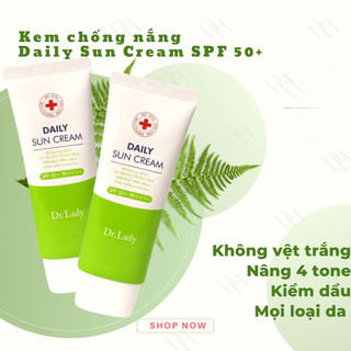 sufur Kem chống nắng daily sun cream/ Dr lady - Hàn Quốc/ năng tone dưỡng trắng/ kiềm dầu không bết dính/ cho mọi loại d