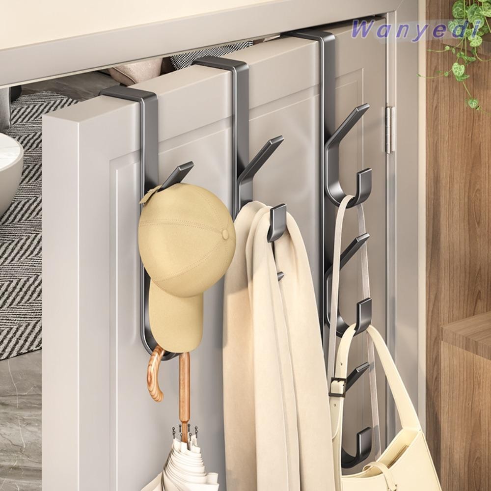 Móc kim loại WANYEDI, Móc treo cửa loại phía sau cửa, Móc treo mũ đa chức năng tự do tại nhà