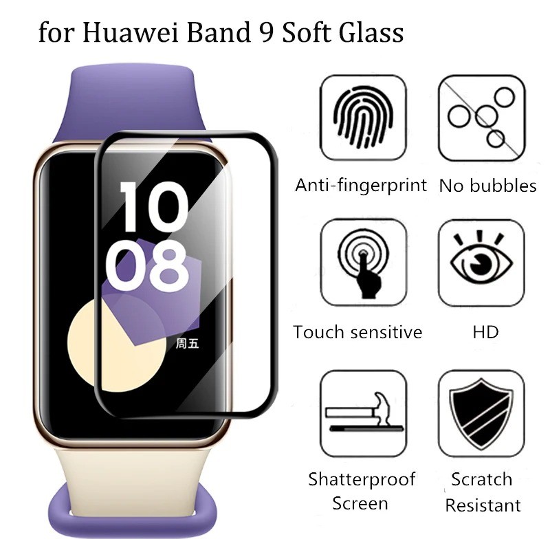Miếng dán bảo vệ màn hình cong 3D cho Huawei Band 11 Pro 11 10 9 8 7 6 5 Smartwatch cho Huawei Band10 Band9 Phim bảo vệ