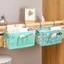 Exhila Dung Tích Lớn Túi Bảo Quản Cho Sách Và Điều Khiển Từ Xa Vải Lanh Cotton Đầu Giường Bỏ Túi Người Tổ Chức Ký Túc Xá Sinh Viên Accessor