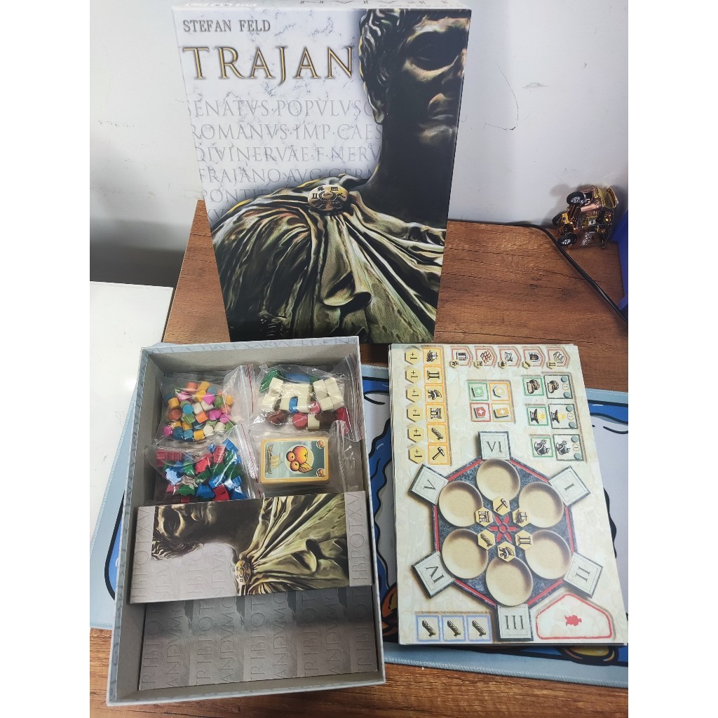 Boardgame Trajan chiến thuật bối cảnh La Mã Tigar