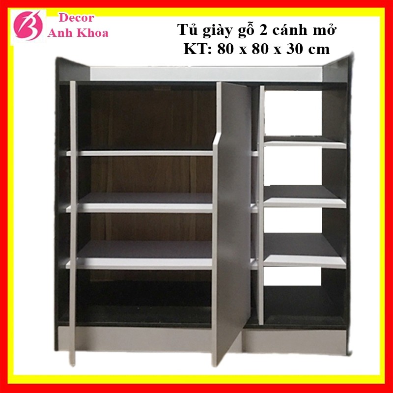 [SỊN] Tủ đựng giày gỗ nhiều ngăn ANHKHOA, kệ để giầy dép thông minh, gỗ mdf thiết kế hiện đại