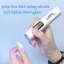 Đèn hơ móng mini cầm tay, Màn Hình led Hiển Thị Nhanh Chóng,Đèn Làm Móng Led,Kèm Sạc USB