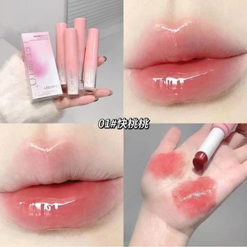 6 Màu Thạch Chắc Chắn Son Bóng Gương Dễ Thương Son Môi Dưỡng Ẩm Môi Tint Thiên Nhiên Khỏa Thân Môi Trang Điểm