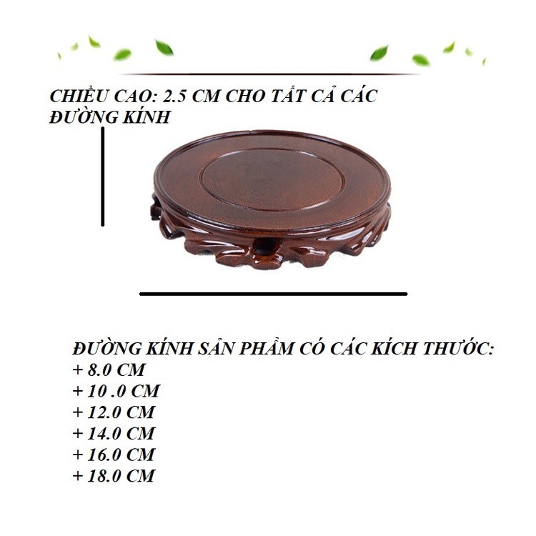 Đôn Tầu Bằng Gỗ Trắc Dùng Kê Ấm Chén Trà, Lư Hương, Chậu Cây Bonsai Với Nhiều Kích Thước