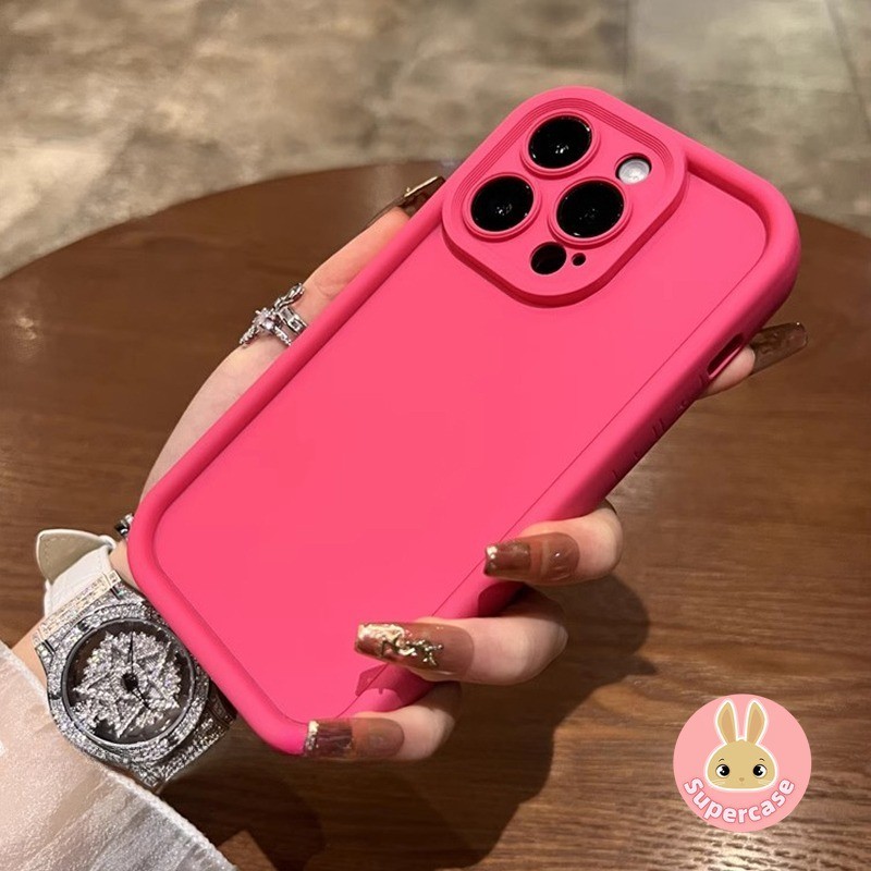 Ốp Lưng Màu Kẹo Macaron Sang Trọng Cho iPhone 15 Pro Max 15 Plus 14 Pro Max 14 Plus 13 12 11 Pro Max Ốp Lưng Điện Thoại Cho Cô Gái Thoáng Mát Bé Trai Silicon Mềm