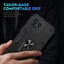 Dành cho Motorola Edge 40 Pro Vỏ giáp chắc chắn có giá đỡ nhẫn Vỏ bảo vệ chân đế
