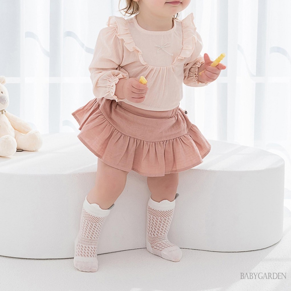 Baga-0-5 Tuổi Tất Cho Bé Gái & Bé Trai Tai Dễ Thương Mùa Hè Lưới Mỏng Dễ Thương Tất